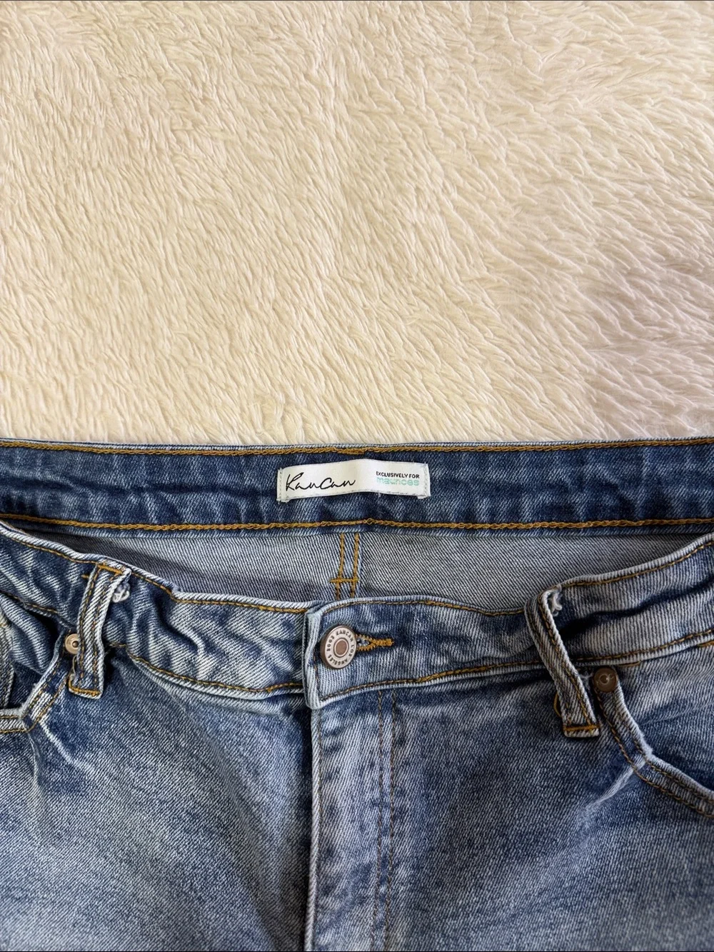 KanCan Distressed Light Blue Ripped Jeans